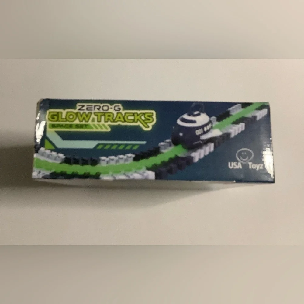 USA Toyz Zero G Space Glow Race Track for Kids- 258pc